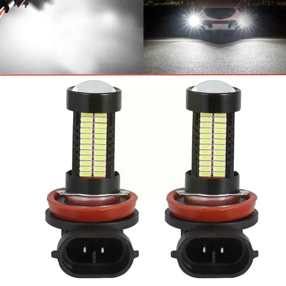 

35 (w) 1pcs Led Car Fog Lamp H11 H8 3030 Bulbs H9 Fog 92chips Lights 12v Running Daytime 9005 9006 Driving Hb3 Hb4 Light La W1w4