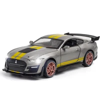 new 132 high simulation supercar ford mustang shelby gt500 sports car model alloy material childrens toy car childrens gift