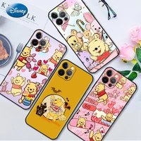 winnie pooh bear tigger piglet case for iphone 13 12 mini 11 pro 7 8 xr x xs max 6 6s plus se 2022 tpu capa soft phone cover
