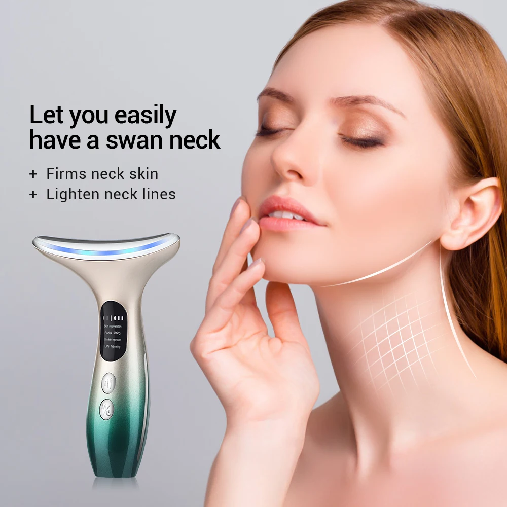 

Micro-Current Neck Beauty Device Firming and Rejuvenating Skin Ion Importer Facial Lifting for Neck Lines and Wrinkles Devices