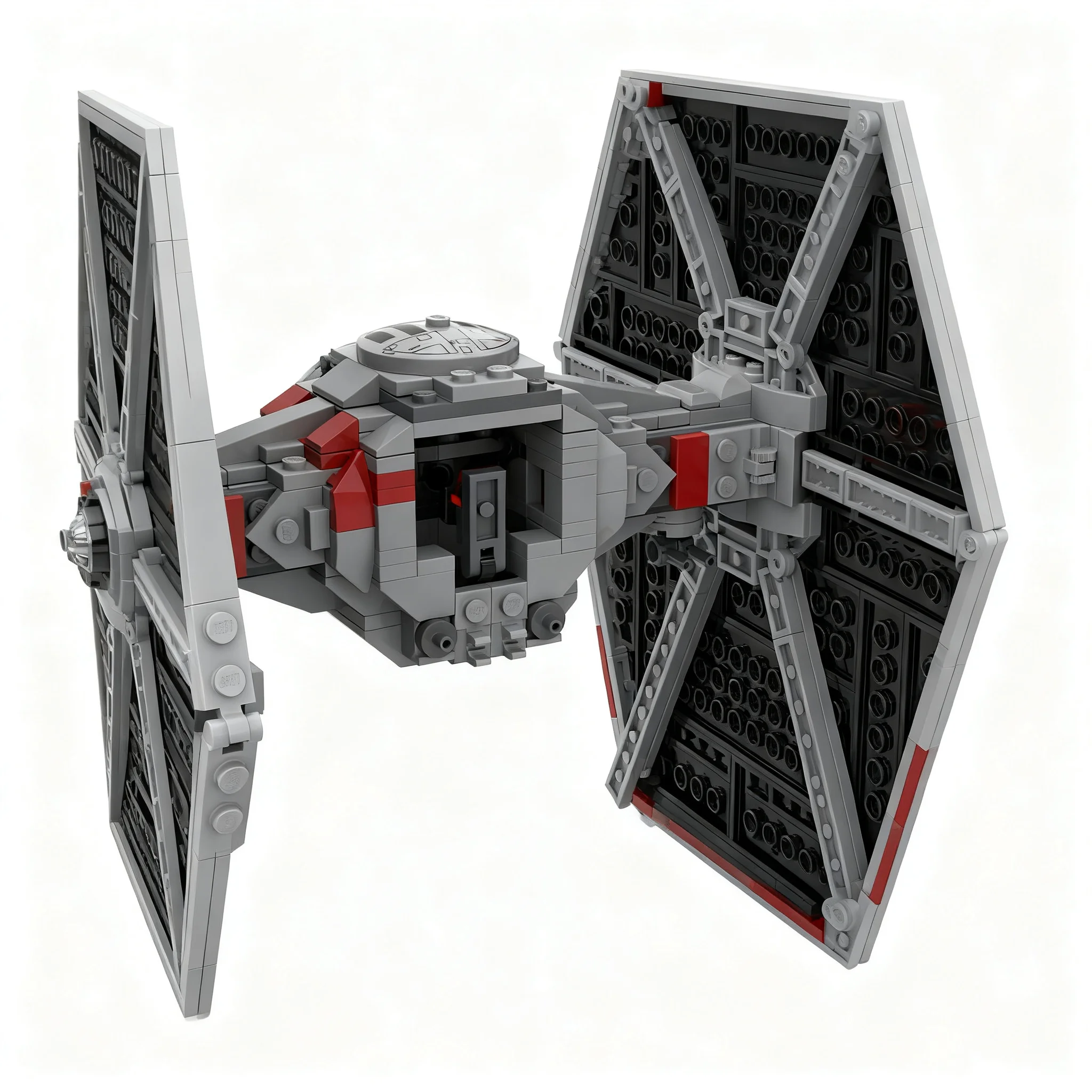 Фото 682 детали MOC Star Battle Gable Karius, модифицированная модель TIE LN, строительные блоки, рождественские подарки, архитектурная игрушка, 3D-коллекция. №2