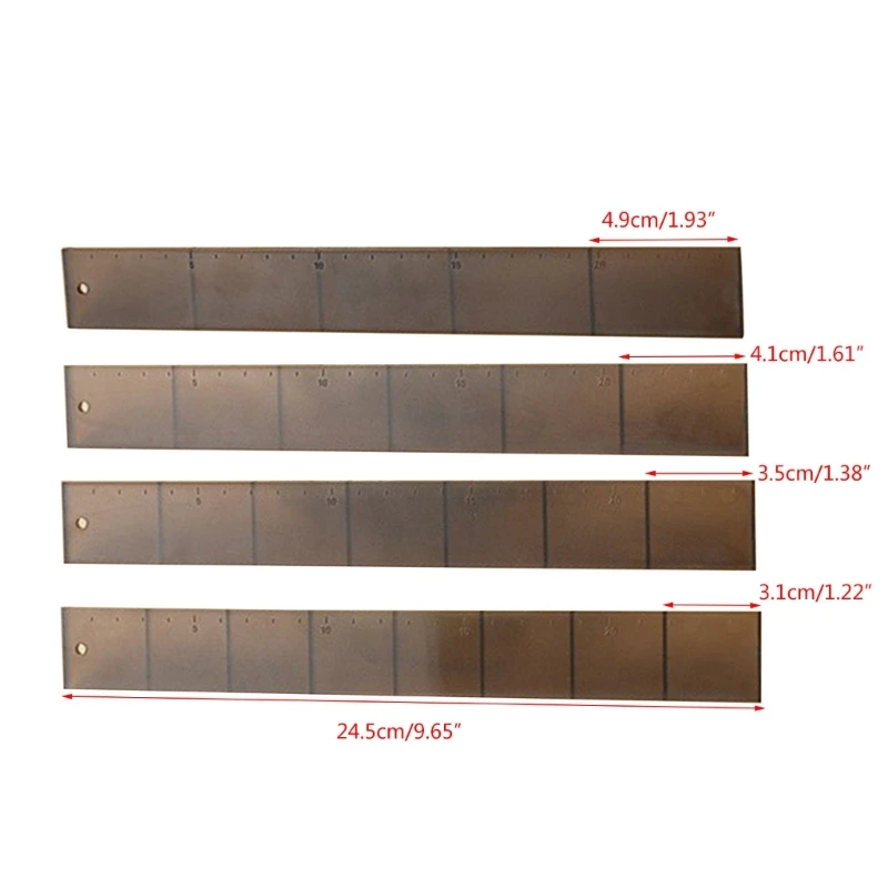 4 шт. линейка для резки торта весы форма формы разделения вспомогательные