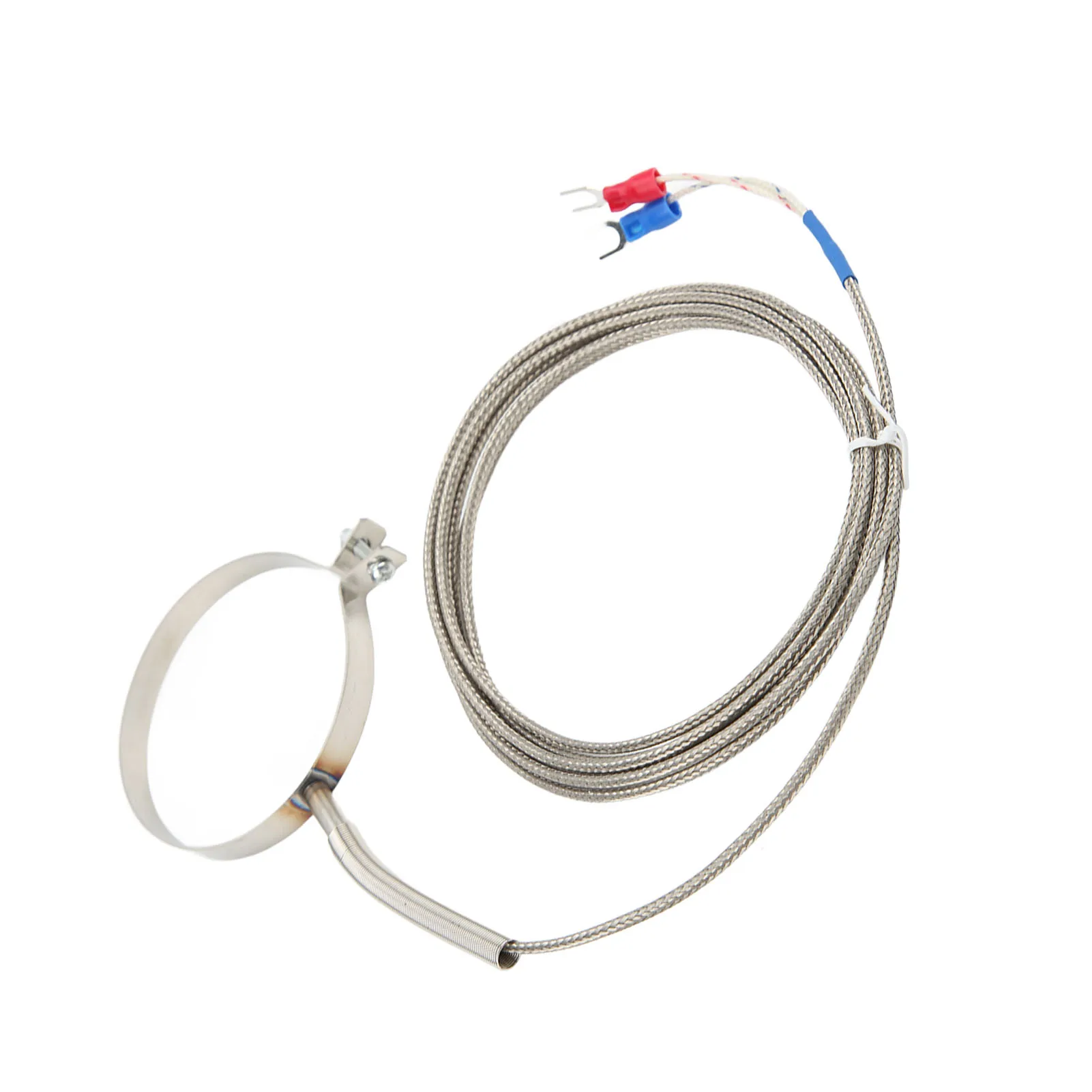 Термопара из нержавеющей стали 60 мм 0-400 ° C с резьбой для датчика температуры типа