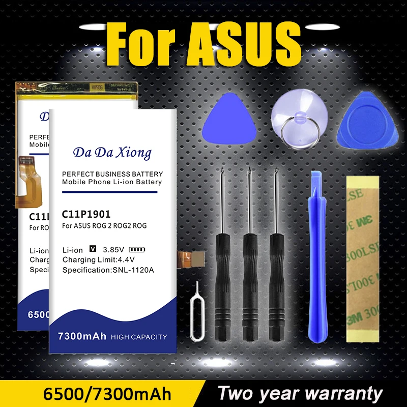 

High Quality C11P1901 C11P1903 Replace Battey For ASUS ROG 2 ROG 3 Game Phone + Free Tools
