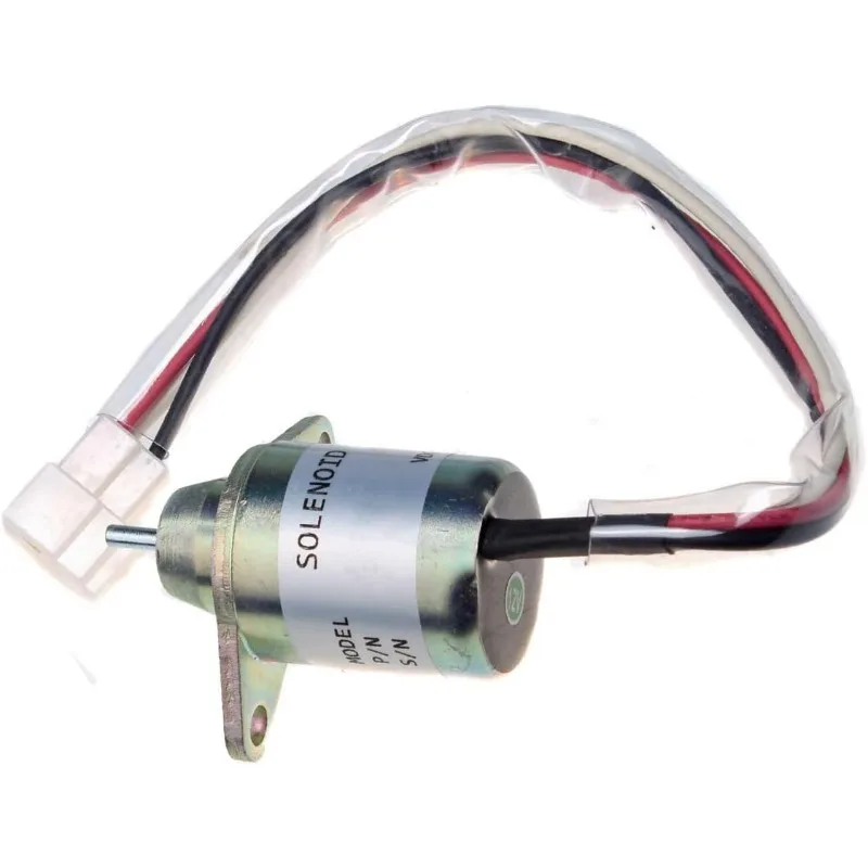 Фото Соленоид отключения подачи топлива 12 В M806808 119653-77950 для трактора John Deere 2520 3005 4100 4110 4115 1023E 1025R для Yanmar 4TNV88 №3