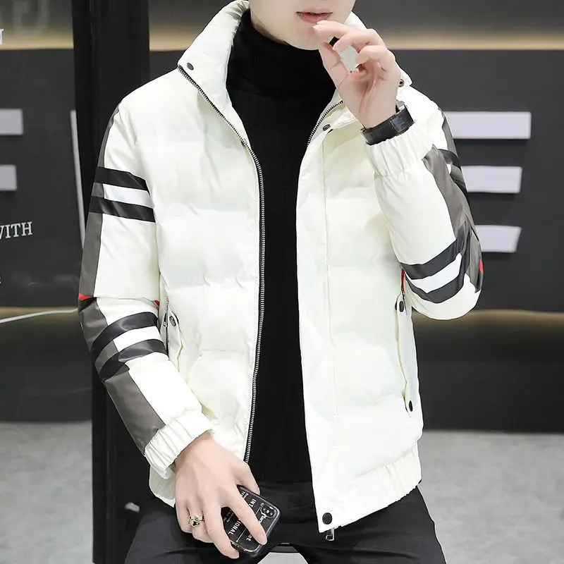 2022 Fashion Down Men's Short Winter Jacket Down Jacket Men's Handsome Jacket