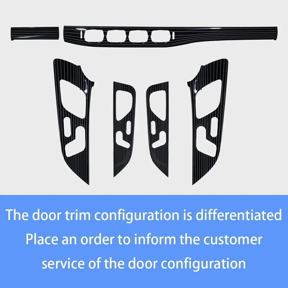 Для Benz GLE GLS W167 рояльная краска для интерьера Maybach фортепиано панель GLE350 GLE450 GLE53 GLS400