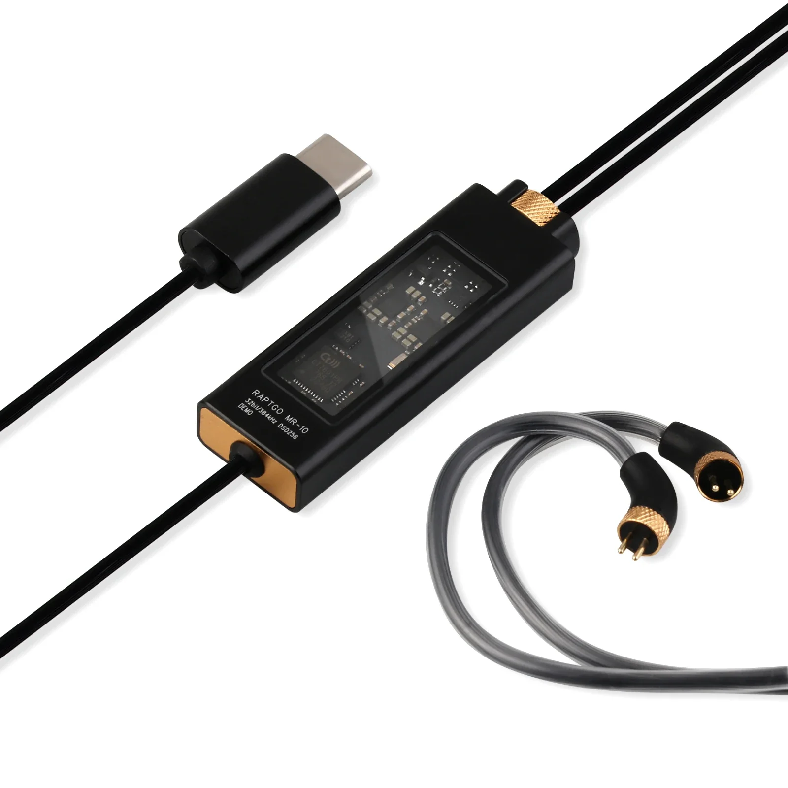 RAPTGO MR-10 TYPE-C 0 78 мм/2PIN Аудио декодирование кабеля для наушников