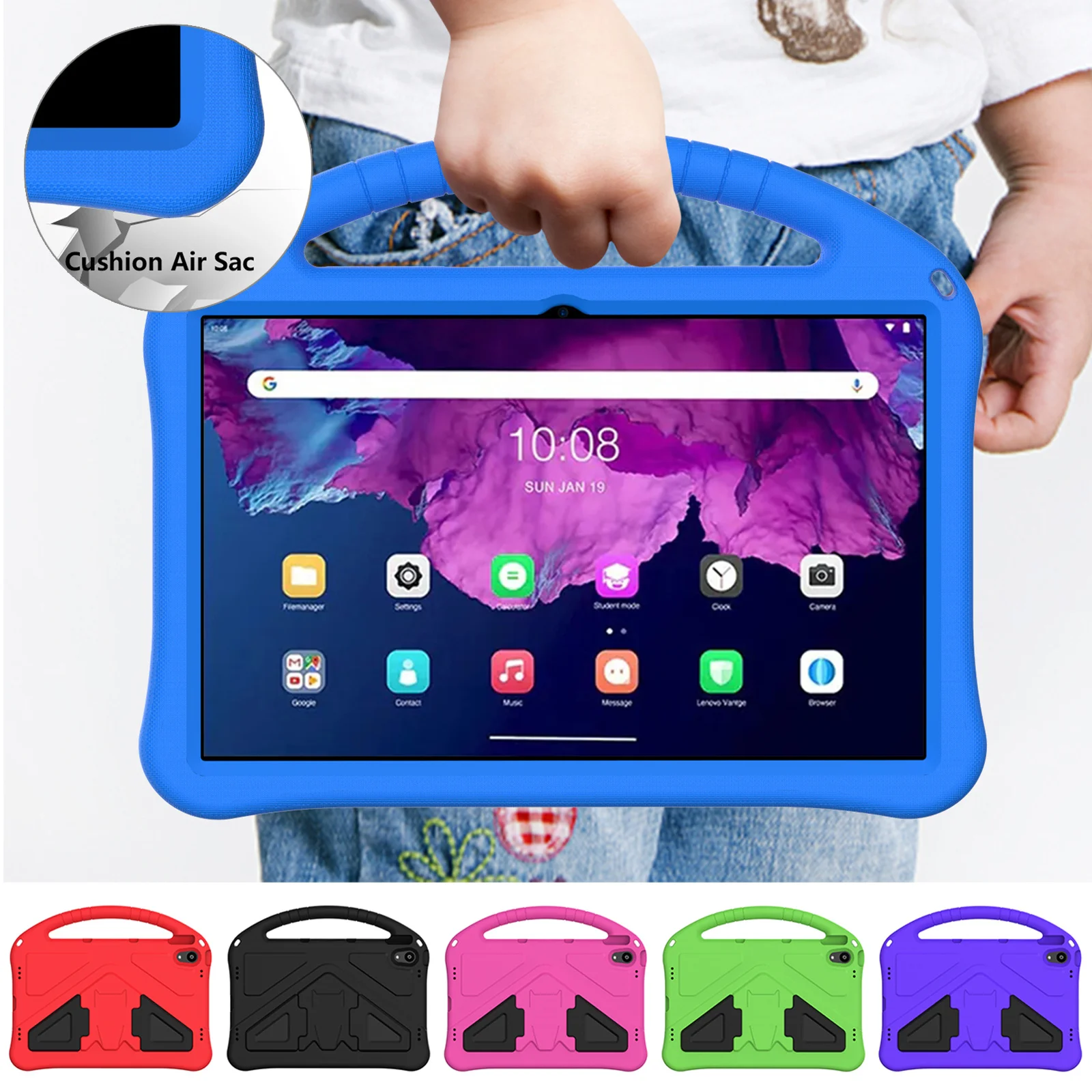 

Kids Shockproof Tablet Case for Lenovo Tab P11 Pro 11.5 TB-XJ706F Back Stand Cartoon Tablet Cover for Lenovo Tab P11 11 TB-J606F