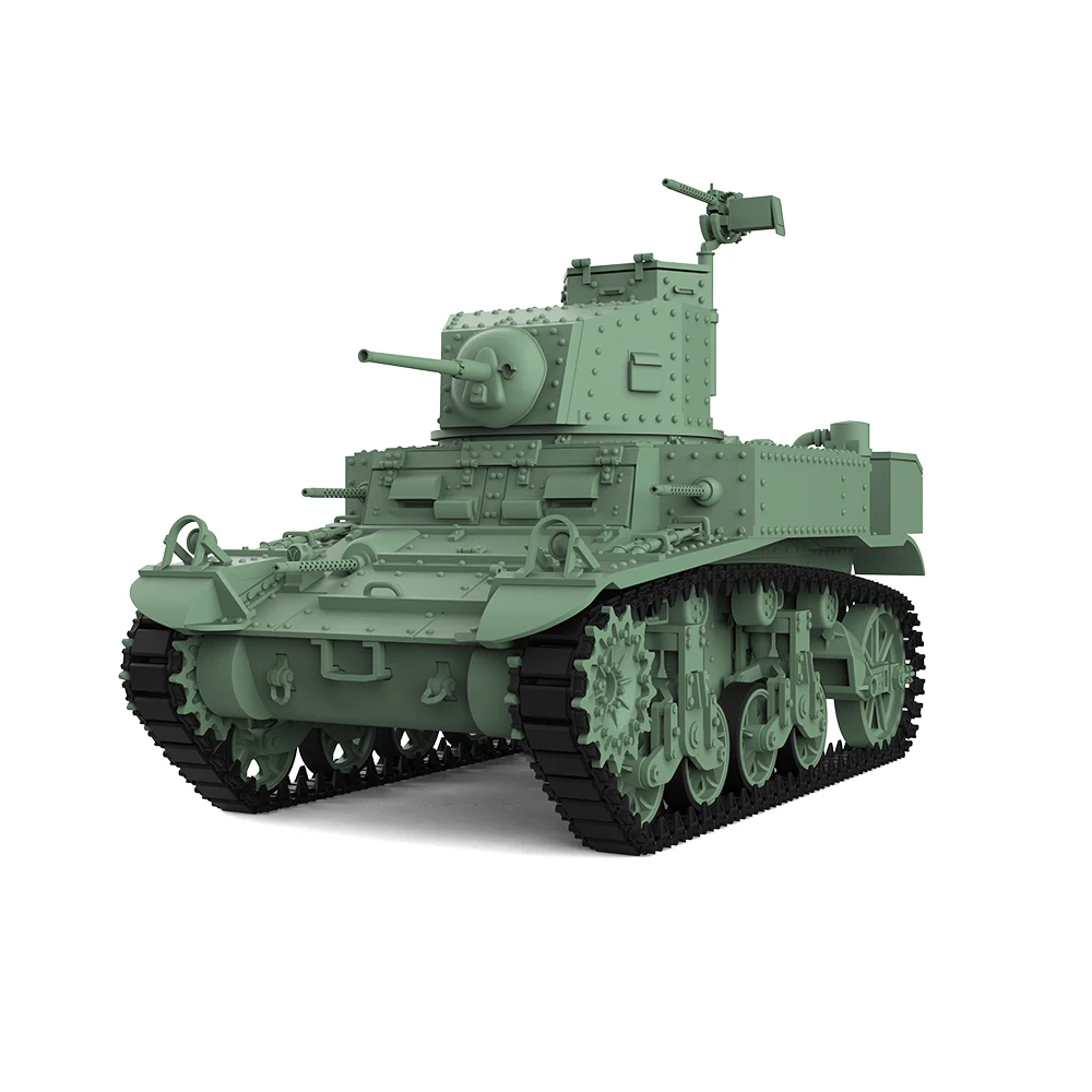 SSMODEL SS76504 1/76 20 мм WarGamingВоенная модель Комплект США M3 Stuart Light Tank