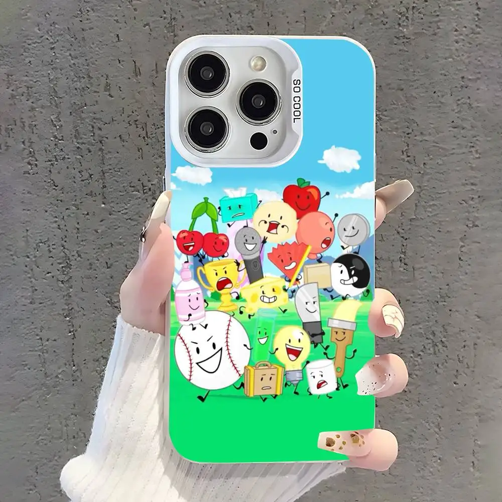 Фото Чехол для телефона B-BFDI x II для iPhone 17, 16, 15, 14, 13, 12, 11, Pro, Max, Plus, SE, Air, Mini, противоударный, белый, IMD. №5