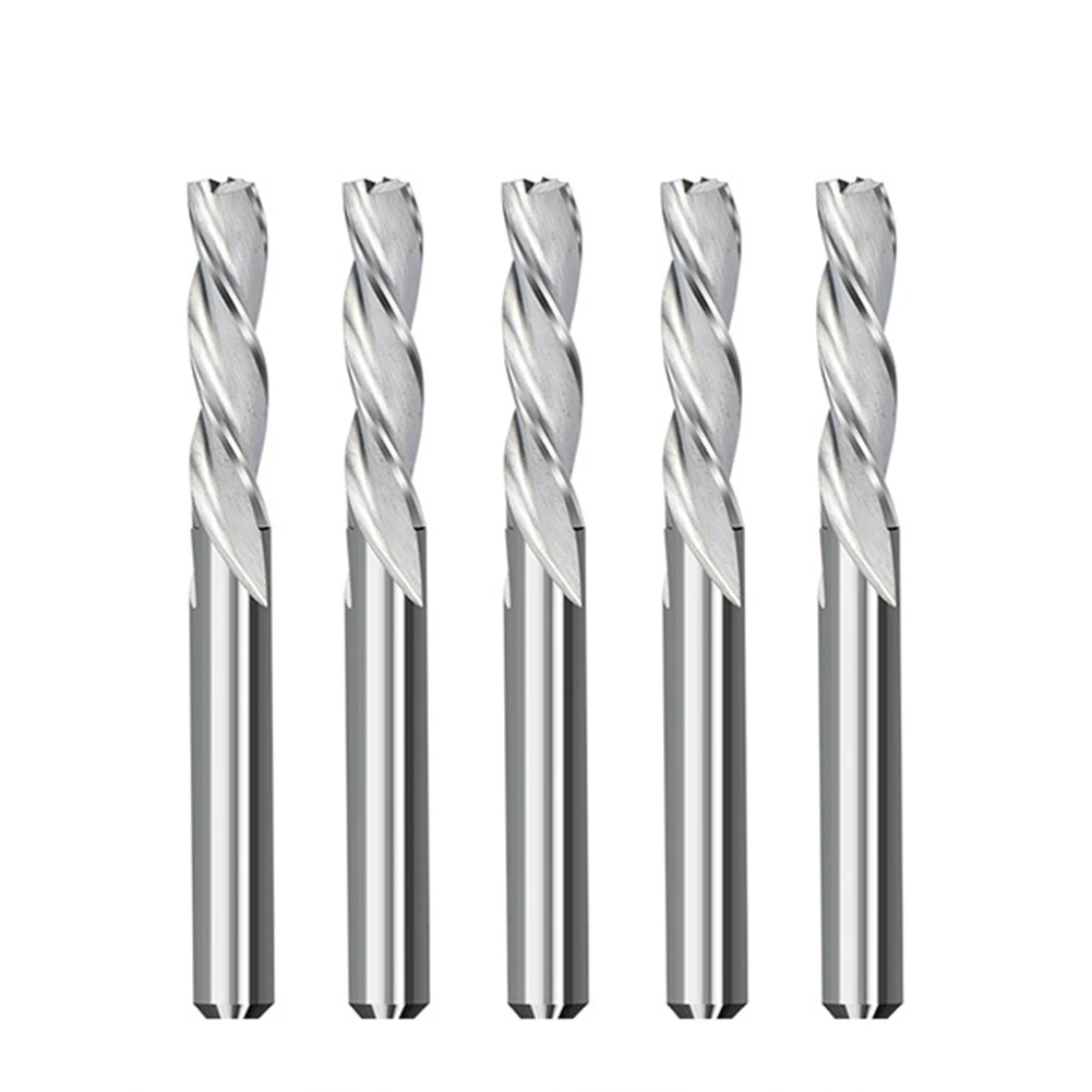 

3 Flute Spiral Flush Trim Router Bits Down Cut Spiral End Mill 6.35mm Shank Soft & Hard Woods Ply-woods Router Bits End Mill