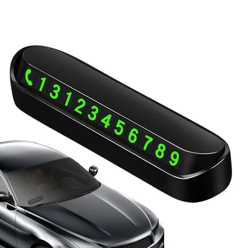 

Карточка с номером телефона для автомобиля, карточка для временной парковки, номерной номер телефона, остановка парковки, автомобильная приборная панель, скрывающая автомобильные аксессуары