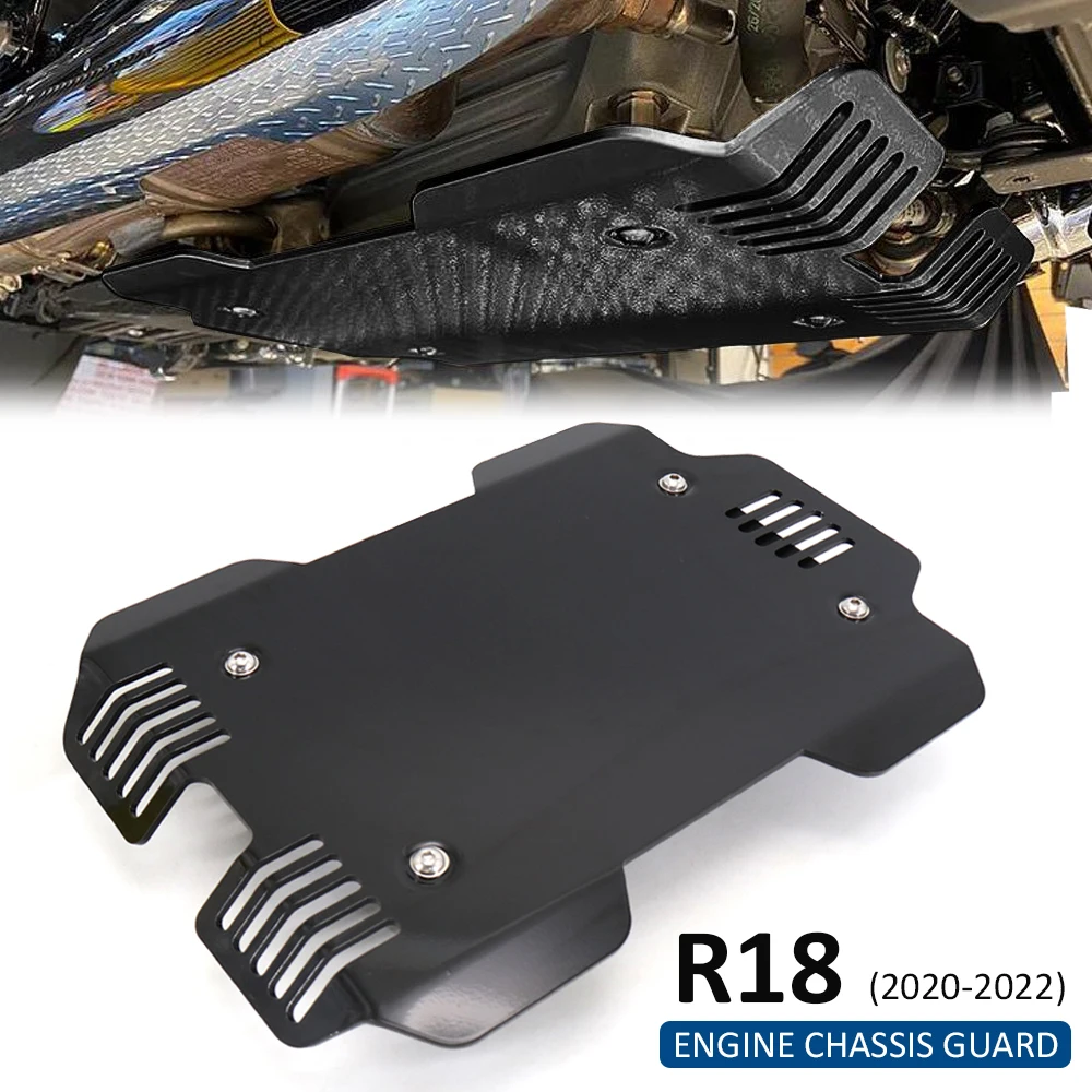 

New Motorcycle For BMW R18 R 18 r18 2020 2021 2022 Black Engine Chassis Protection Cover Under Guard Skid Accessories