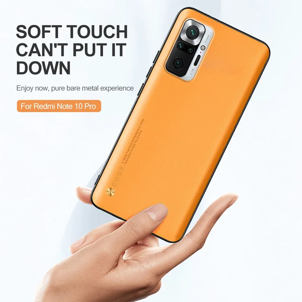 

Comfortable Leather Phone Case For Xiaomi Redmi Note 10 Pro Max 10S Shockproof Cover On The Note10 Pro 5G 10pro Note10pro Shell