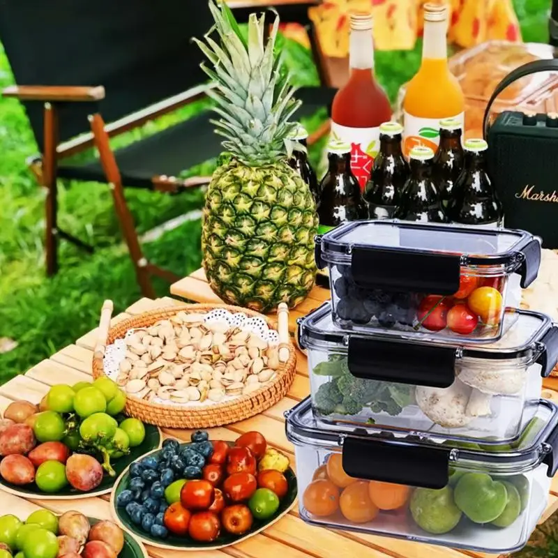 Портативные контейнеры для хранения фруктов 800 мл и овощей коробка закусок