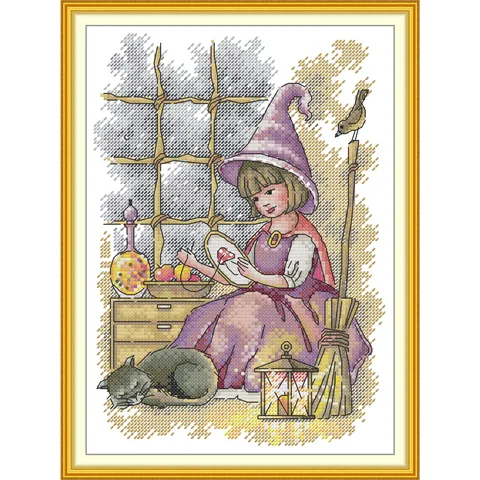 Soulgift News Набор для вышивки крестом портрет