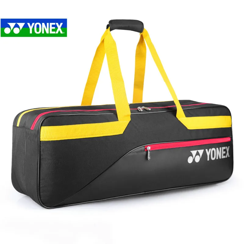 Original YONEX 6-10 Pcs Badminton Tennis Shoulder Bag Sport Large Badminton Rackets Backpack with Independent Shoes Compartment