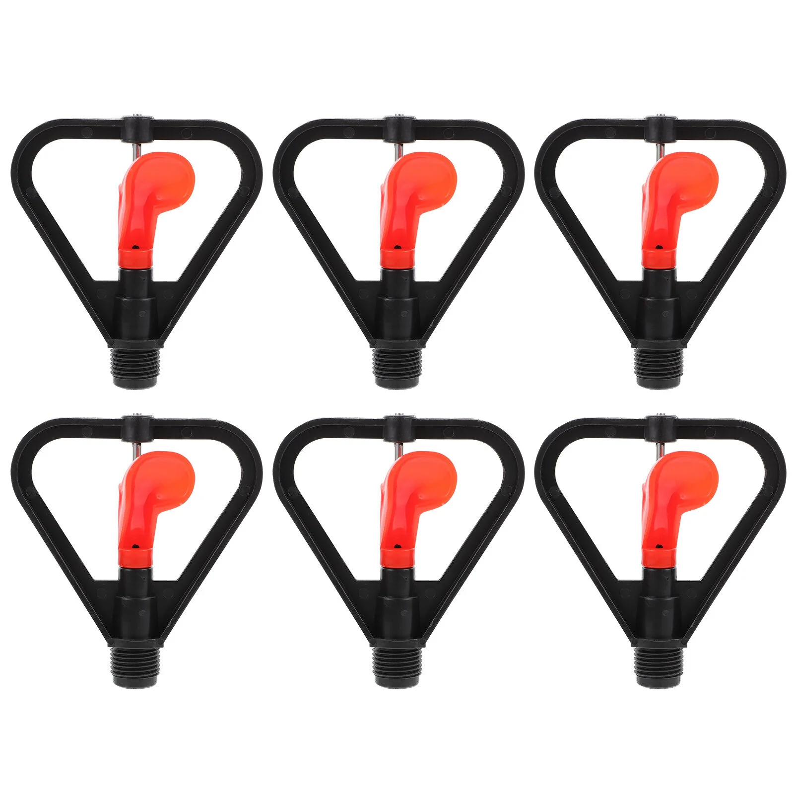 

6 Pcs Sprayer Plastic Watering Rotary Sprinkler Heads Irrigation Lawn Industrial Sprayer Pp