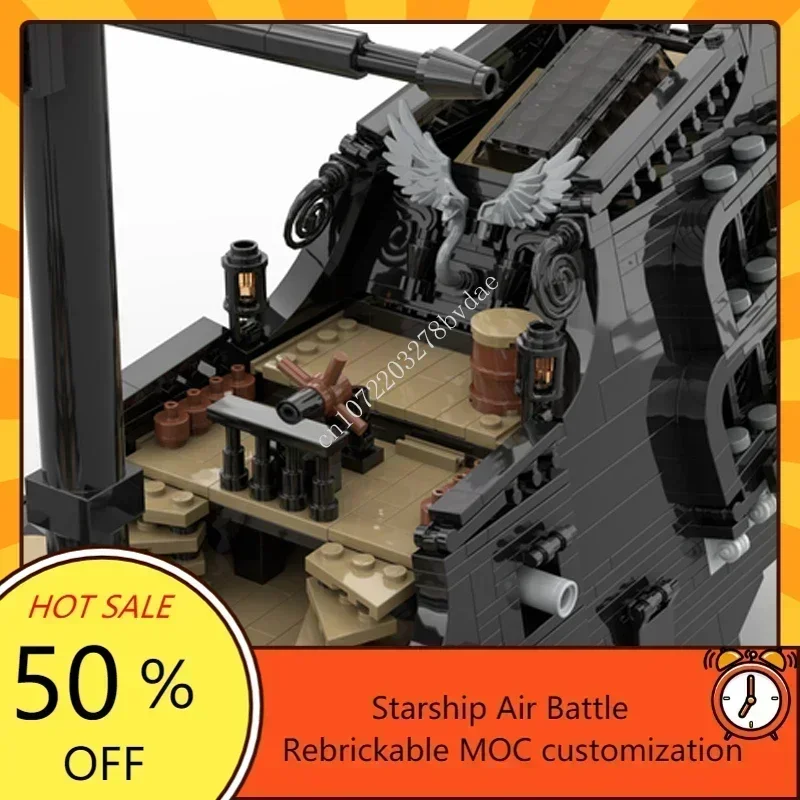 2478MOC Модель пиратского корабля, конструктор для самостоятельной сборки, индивидуальный дизайн, технологичная головоломка, креативный подарок для взрослых на праздники и дни рождения (art.: 3920dc0a53d6e) - 3920dc0a53d6e