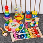 Обучающие деревянные игрушки Монтессори для детей, деревянные сортировочные головоломки, пластиковые яйца, игра, детские игрушки Монтессори для детей 1 2 3 лет