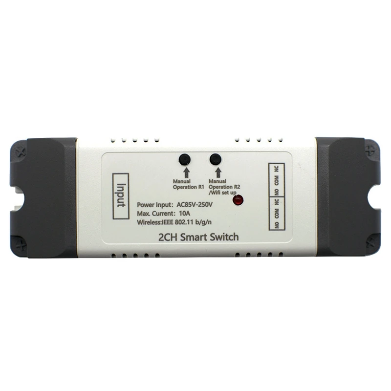 

2-канальный переключатель Ewelink с Wi-Fi, AC 85-250 В