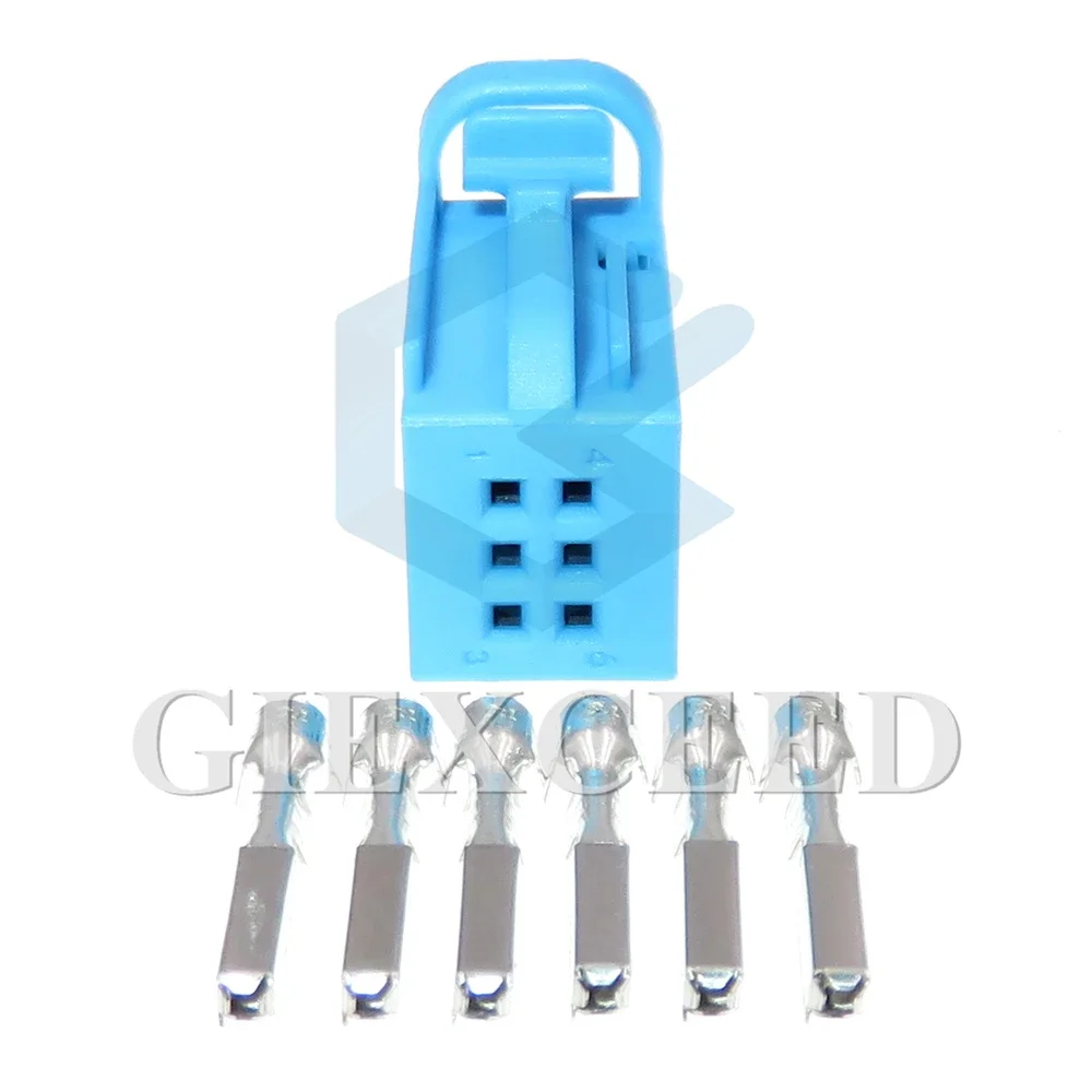 

2 комплекта 6-контактный 1- 1534121 Синий миниатюрный адаптер серии-5 0,6, вилка давления в шинах, сборка переменного тока, автомобильный пластиковый корпус, кабельная розетка