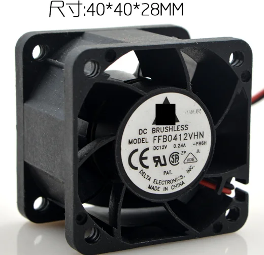 

Новый оригинальный FFB0412SVHN 4028 4 см 12 в а вентилятор с двойным шариком и воздушным потоком