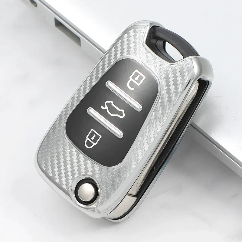 Чехол для автомобильного ключа из ТПУ Hyundai I20 I30 Ix20 Ix25 Ix35 Elantra Accent для KIA Sportage Rio 3 Soul Optima Ceed Pro K5 K2 Pride