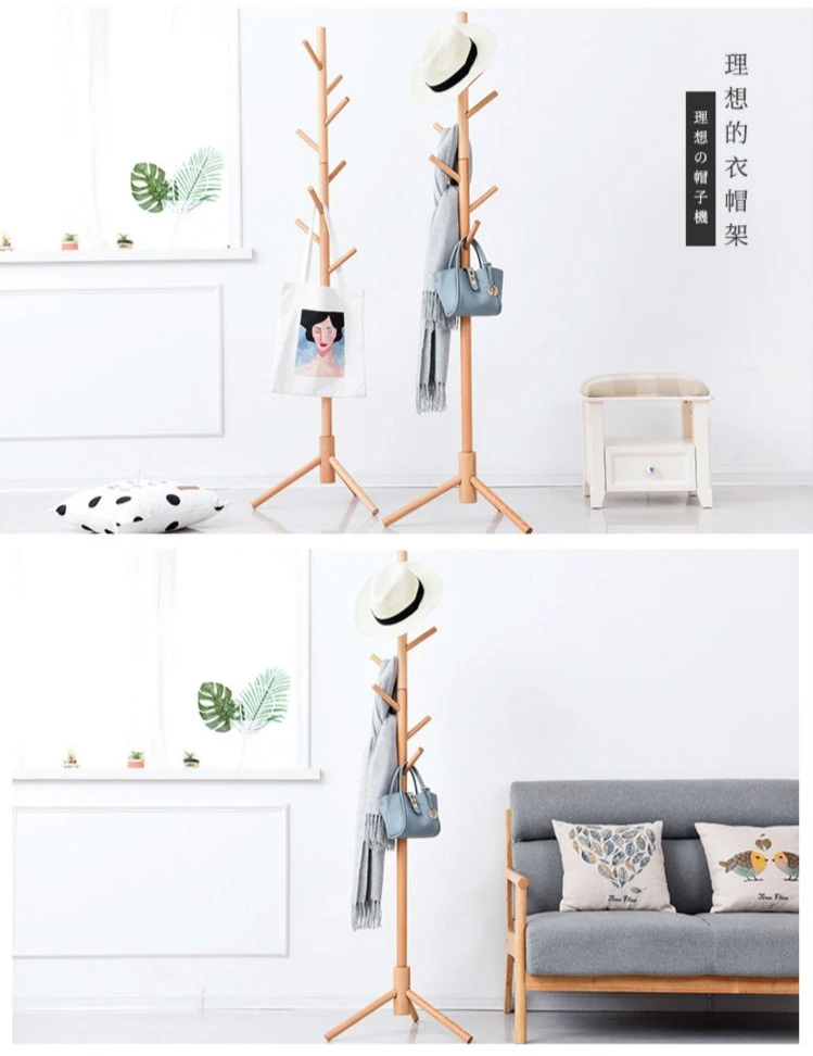

Деревянная вешалка для пальто, креативная домашняя мебель, деревянная вешалка для одежды, вешалка для одежды в спальню