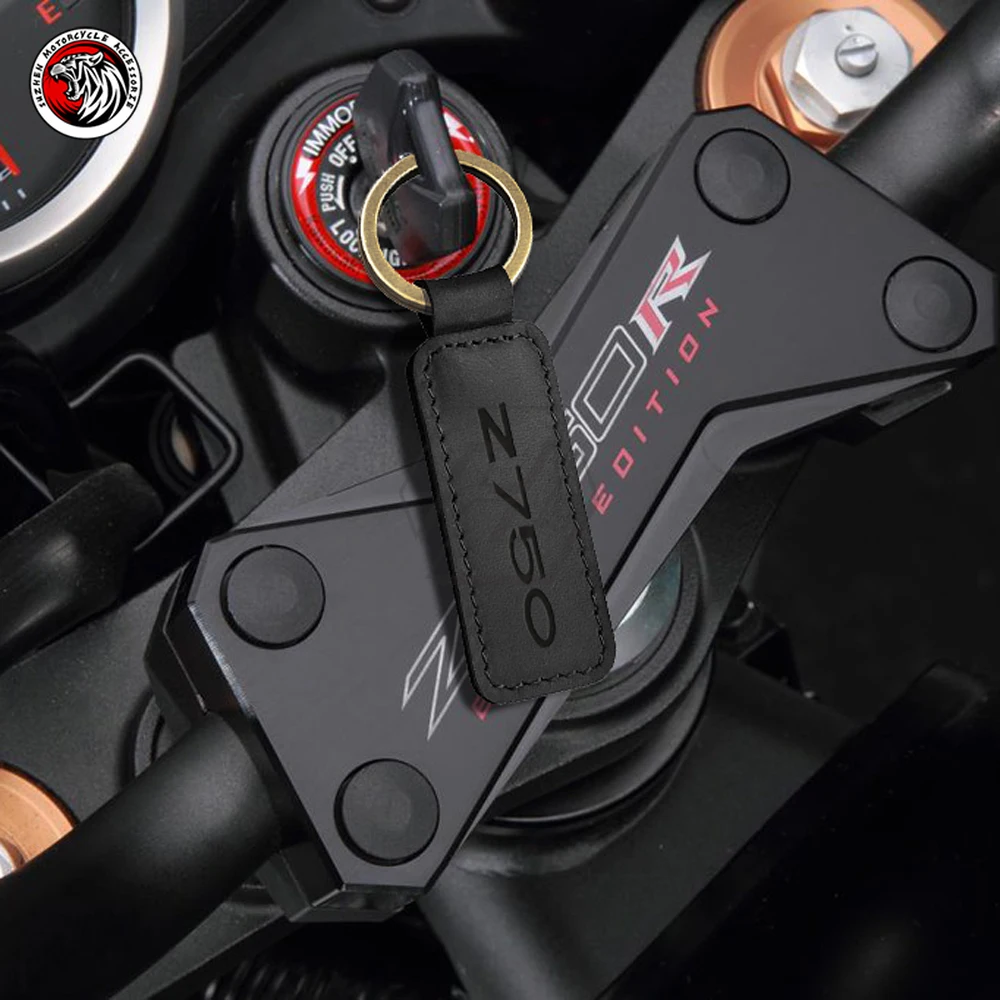 

Брелок для ключей в виде мотоцикла из воловьей кожи подходит для моделей Kawasaki Z750 Ninja