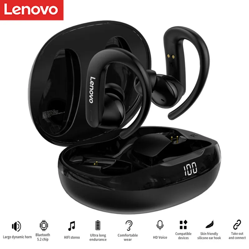

Новинка 2022, беспроводные наушники Lenovo T50, TWS, Bluetooth-наушники, Спортивная гарнитура с сенсорным управлением, стереонаушники для телефона, Android