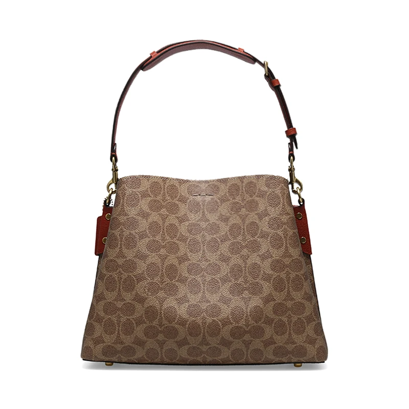 Тренерская большая женская сумка через плечо из ПВХ кожи C2745B4NQ4