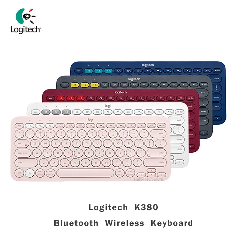 

Logitech K380 Multi-device Bluetooth Wireless Keyboard Linemate Multi-color Windows MacOS Android IOS Chrome OS Universal
