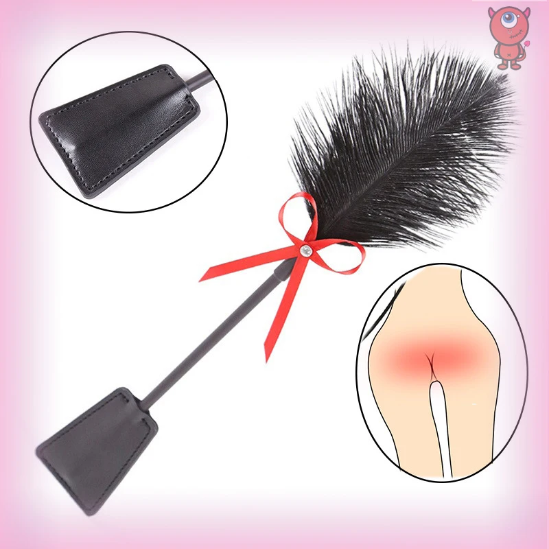 Flogger секс-игрушки для пар женщины любовник БДСМ перо тикающая плетка бондаж