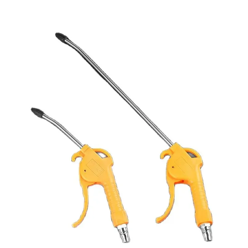 Пневматический пистолет Желтый угловой насадка Пластиковая ручка Пылевой