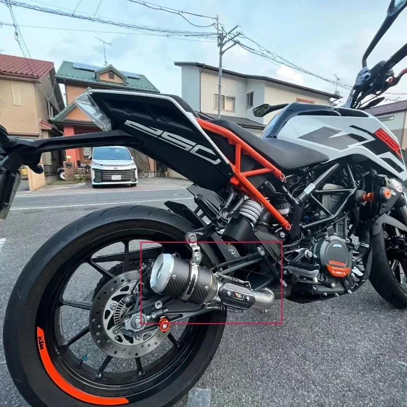 Слипоны для KTM DUKE 125 250 390 RC390 2017-2023 мотоциклетная гоночная система выхлопных газов