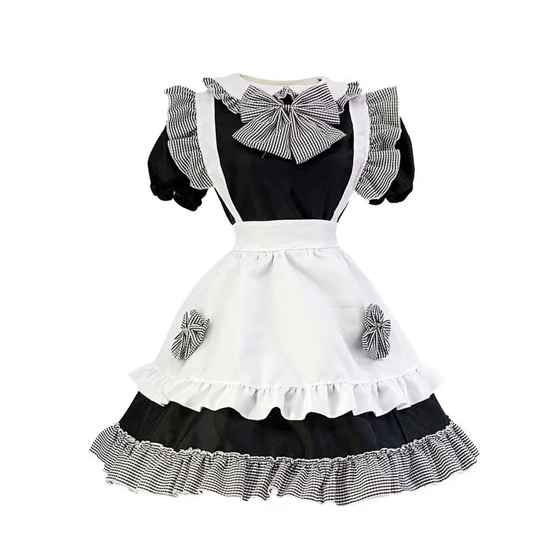 

Women Sexy French Apron Maid Dress Cosplay Costume Cook Servant Lolita Outfits Babydoll Dress Uniform Erotic Role Play Exotic