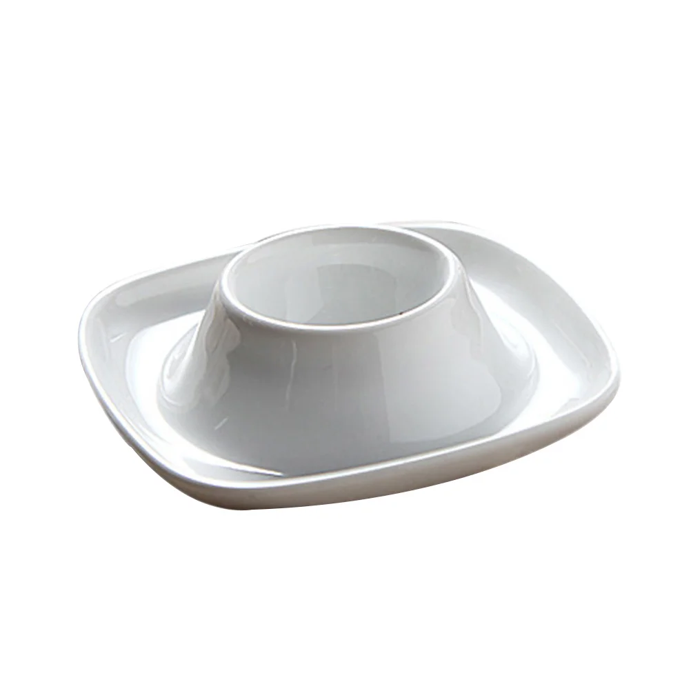 

2pcs Ceramic Egg Tray Ceramic Egg Holders Egg Holder Display Stand Egg Container Stand Egg Stand Plate Tray