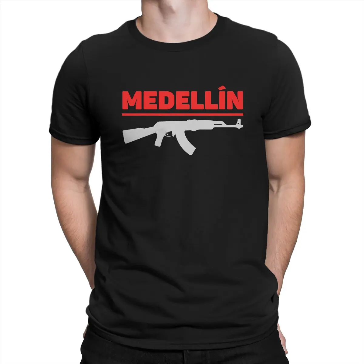 

Medellin Unique TShirt Narcos Crime TV Pablo Escobar Leisure T Shirt Newest Stuff For Adult