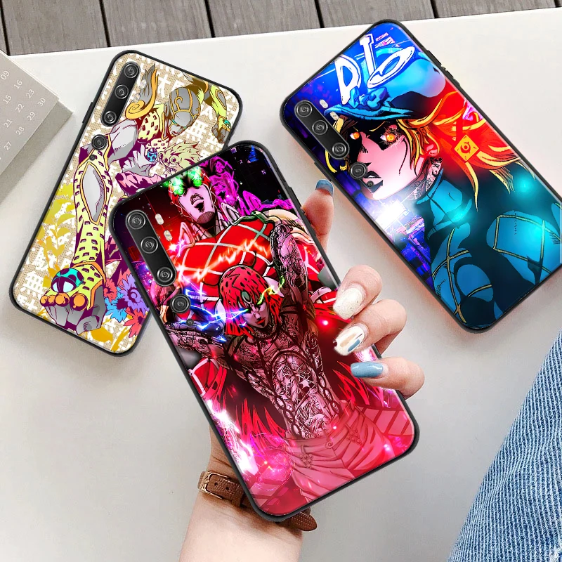 

JOJO’S BIZARRE ADVENTURE OVER HEAVEN Phone Case For Xiaomi CC9 CC9e 10S 10 Pro Lite 11 11 Lite Pro Ultra Silcone Black Cover