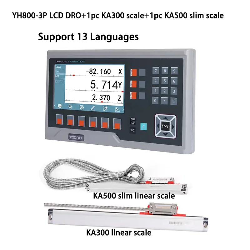 

Fivetecnc YHSINO YH800-3P DRO Kit с 3 линейными кодировщиками