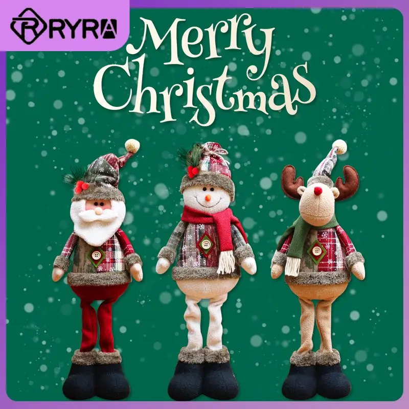 

Santa Claus Snowman Elk Dolls Christmas Ornaments Merry Christmas Favor Party Decorations For Home Navidad Gift