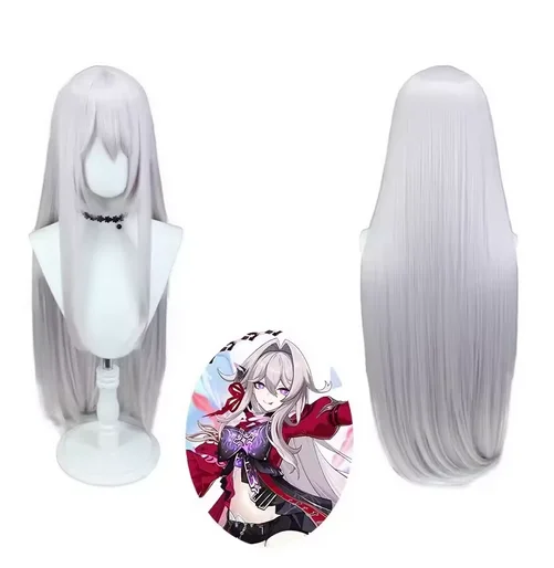Игра Honkai Impact 3 Cos Thelema белая и розовая сцена новые аксессуары для аниме парик