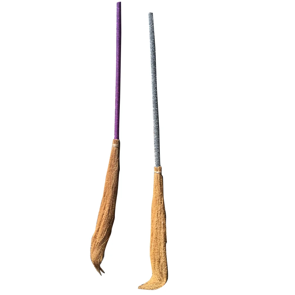 

Witch Broom Costume Straw Broom Extendable Wizard Accessory for Halloween Party (Random Color)