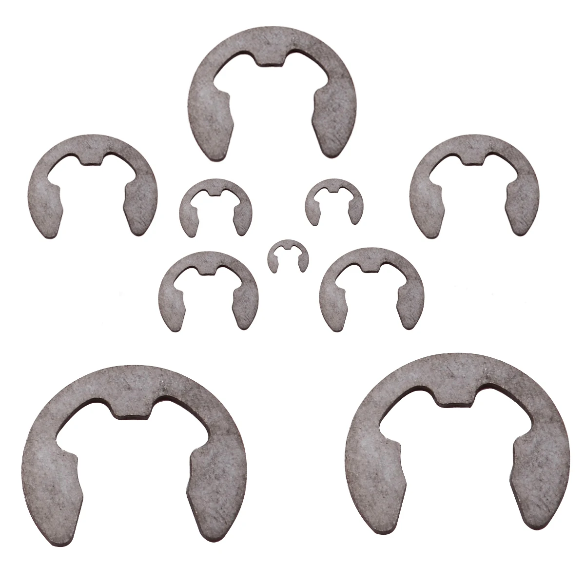 120 шт. черные зажимы-стопоры из нержавеющей стали M1.5 M2 M3 M4 M5 M6 M7 M8 M9 M10