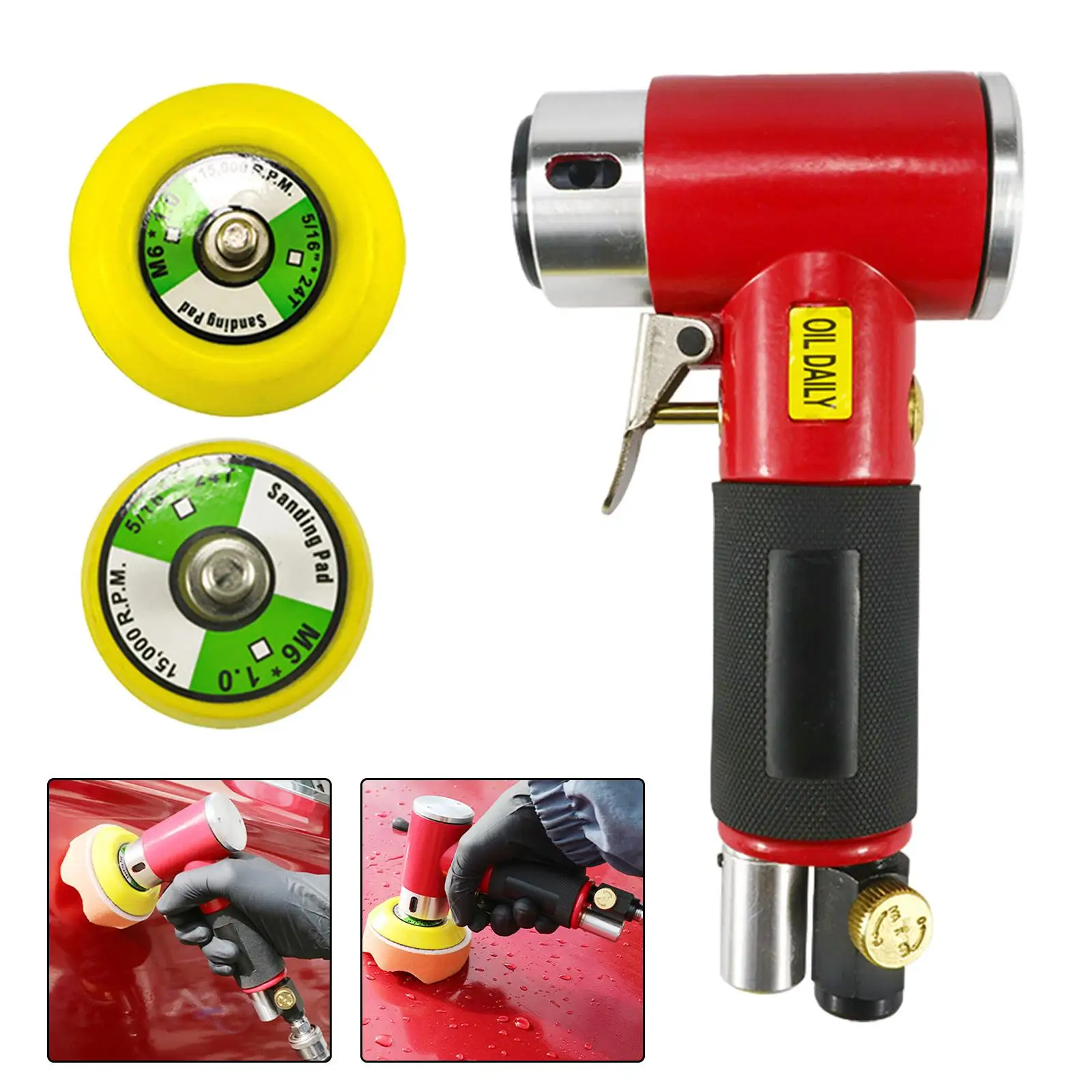 Мини-орбитальная шлифовальная машина эргономичная многофункциональная