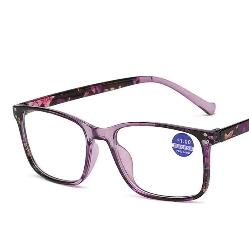 

bag flower Fashion rice nail presbyopic glasses anti blue light presbyopic glasses middle-aged and elderly women's large frame