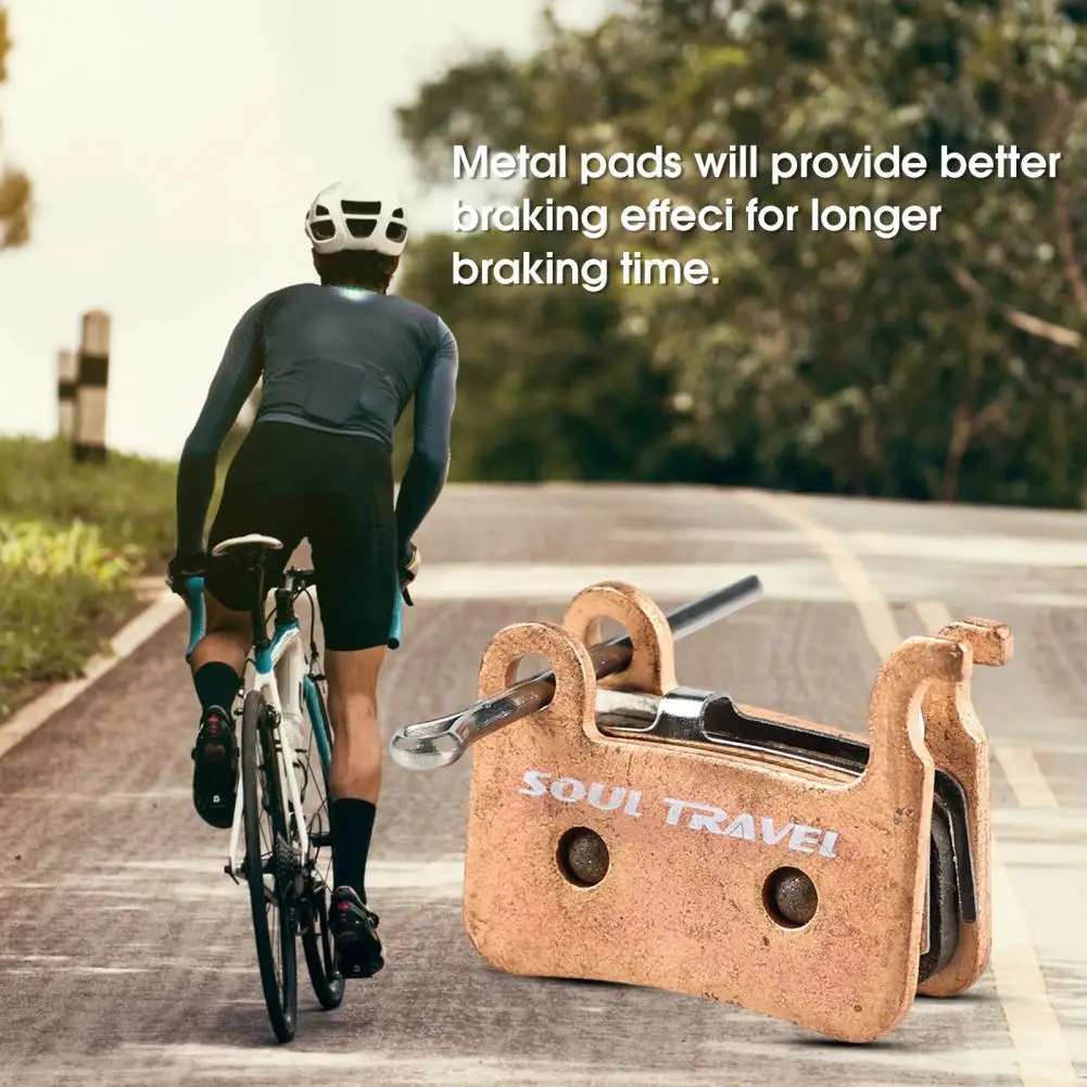 

1 Set Practical Bike Disc Brake Pad Compact Metal Disc Brake Pad Dedicated Bicycle Disc Pad for Road Bike Bicycle Disc Pad