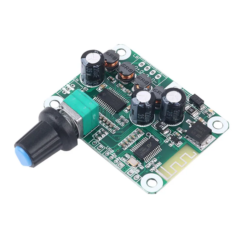 Плата цифрового усилителя мощности TPA3110, Bluetooth 5,0, 2*15 Вт, 1/2/5/10/30 шт. Плата цифрового усилителя мощности TPA3110, Bluetooth 5,0, 2*15 Вт, 1/2/5/10/30 шт.